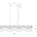 Подвесной светильник Maytoni DIA201PL-06G1