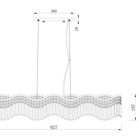 Подвесной светильник Maytoni DIA201PL-06G1