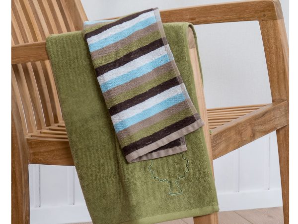 Полотенце для ванной 50х70 см Naturel green зеленый — изображение 2