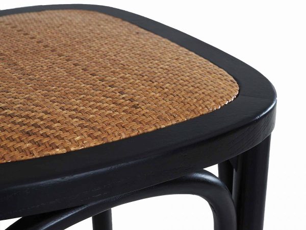 Стул барный Faust черный, коричневый — изображение 5