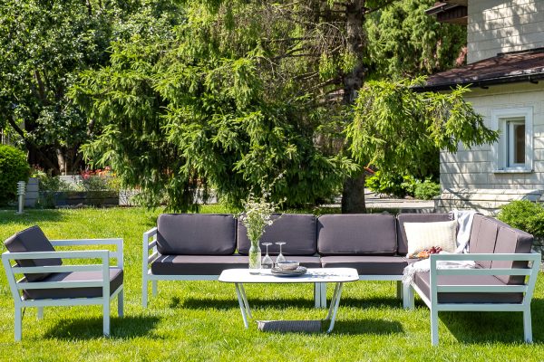 "Глория" модуль диванный центральный, каркас из алюминия — изображение 5