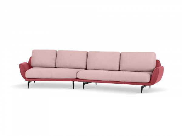 Диван Ispani угловой левый розовый — изображение 3