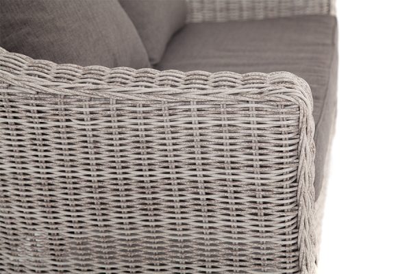 "Кон Панна" диван из искусственного ротанга двухместный, цвет бежевый — изображение 4