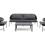 "Милан" лаунж-зона 5-местная плетеная из роупа (веревки)