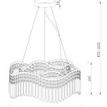 Подвесной светильник Maytoni DIA201PL-06G