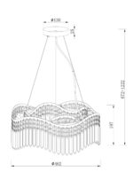 Подвесной светильник Maytoni DIA201PL-06G