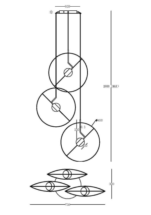 Подвесной светильник Maytoni MOD154PL-L6W3K1 — изображение 3