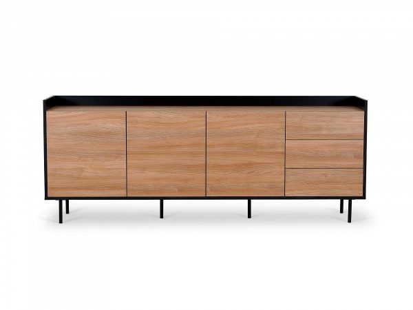 Сервант Look черный, робиния брэнсон — изображение 2