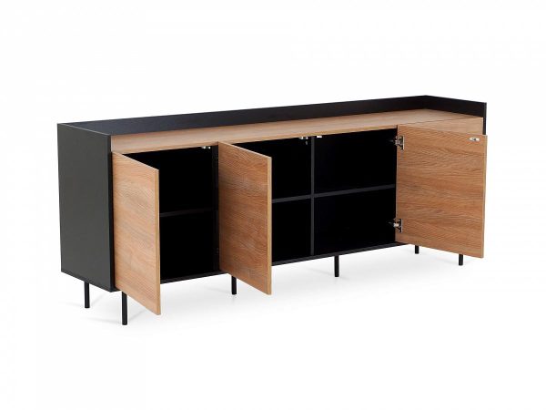 Сервант Look черный, робиния брэнсон — изображение 3