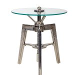 Кофейный столик "Лофт 1" Серебро 0.71x0.39x0.51м