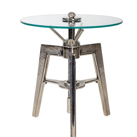 Кофейный столик "Лофт 1" Серебро 0.71x0.39x0.51м