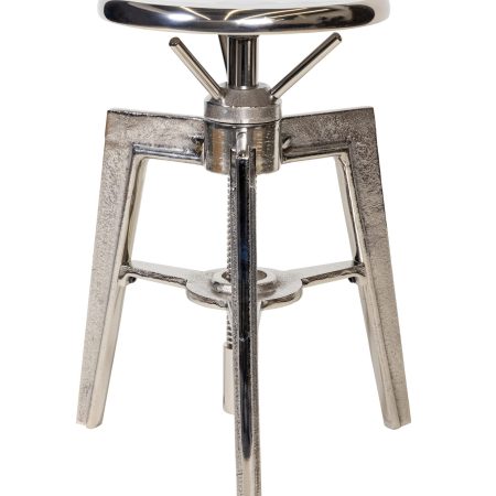 Кофейный столик/стул "Лофт 1" Серебро 0.63x0.39x0.39м