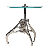 Кофейный столик "Лофт" Серебро 0.58x0.47x0.47м