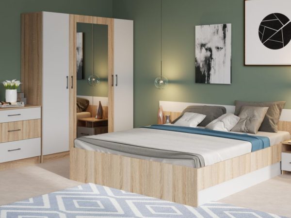 Дуб сонома/белый