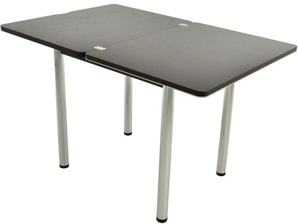 Стол «Бари» стекло молочный, венге — изображение 4