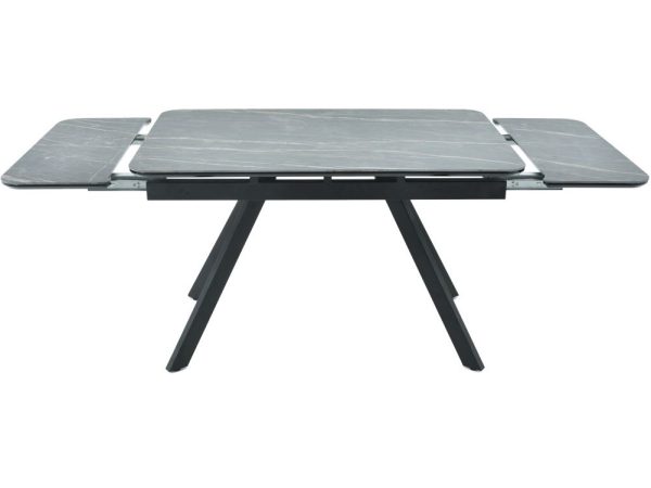 Обеденная группа AROOMA (стол Леон + 4 стула Сильвио Vivaldi 15), черный — изображение 4