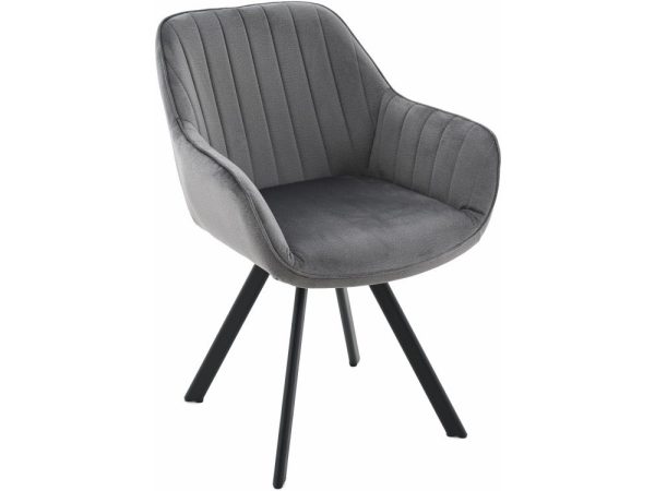 Стул «Roan», Монолит Grey, опоры черные — изображение 4