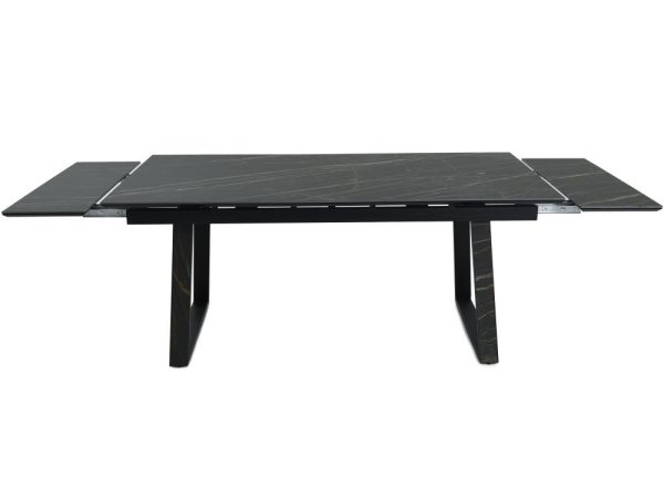 Стол «Monaco» Quadro, Noir desir Bocciardato, каркас черный — изображение 5