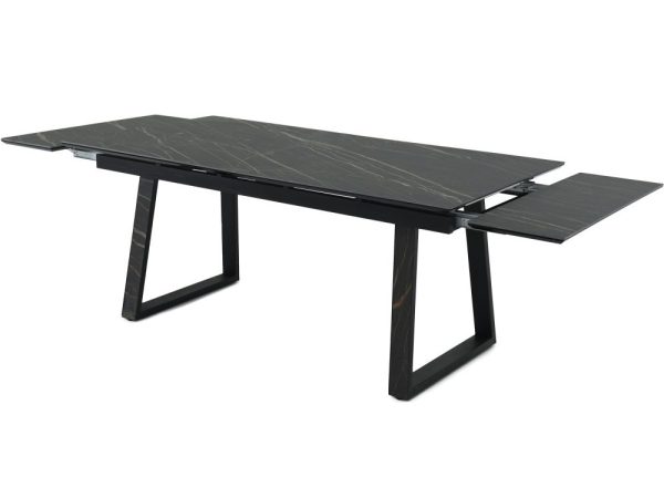 Стол «Monaco» Quadro, Noir desir Bocciardato, каркас черный — изображение 4