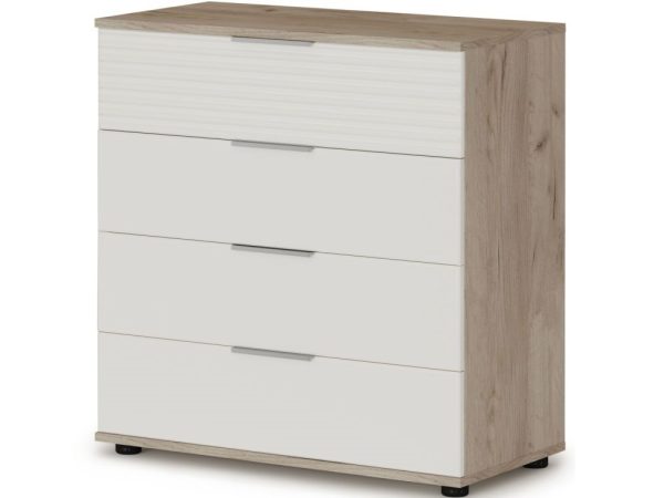 Крафт серый/белый глянец