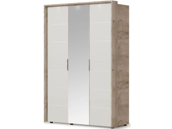 Портал шкафа «Джулия» 3дв, Крафт серый — изображение 4