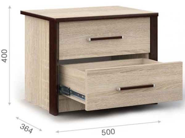 Тумба «Эшли», Венге/сонома — изображение 3