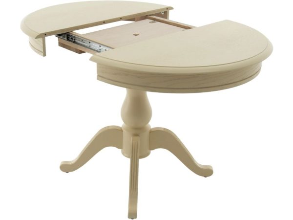 Обеденная группа (Стол Фабрицио-1 и 2 стула Кабриоль), слоновая кость — изображение 3