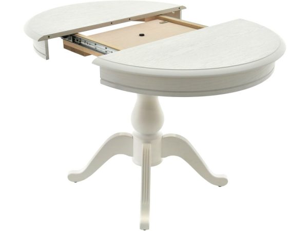 Обеденная группа (Стол Фабрицио-1 и 2 стула Кабриоль), эмаль белая — изображение 3