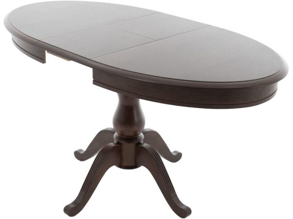 Стол «Фабрицио» эллипс 110x75, орех темный — изображение 4