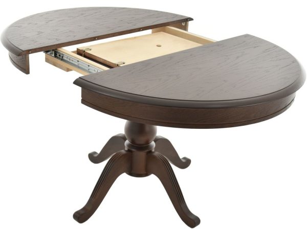 Обеденная группа (Стол Фабрицио-1 D100 и 4 стула Бурбон), орех темный — изображение 4