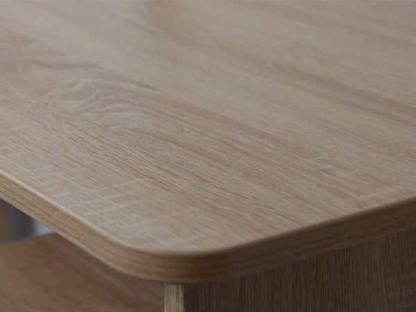 Стол «Гарвард» 120 1д1ящ, Дуб сонома/Белый — изображение 4