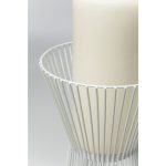 Подсвечник Wire, коллекция "Провода" 15*50*15, Сталь, Белый — изображение 5