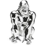 Статуэтка Gorilla, коллекция "Горилла" 46*57*38, Полирезин, Серебряный — изображение 5