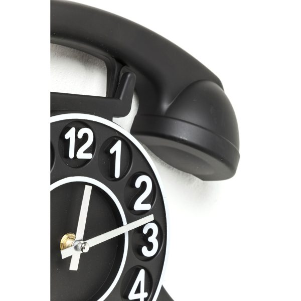 Часы настенные Telephone, коллекция "Телефон" 26*32*5, Полистирол, Черный — изображение 5