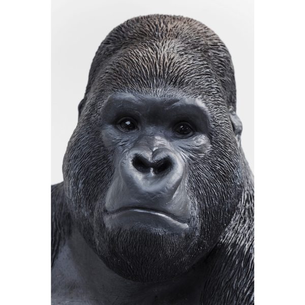 Фигура декоративная Gorilla, коллекция "Горилла" 60*76*55, Полирезин, Черный — изображение 5