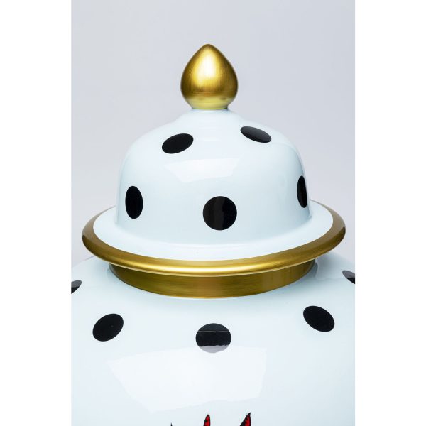 Емкость Sole, коллекция "Солнце" 34*56*34, Фарфор, Голубой — изображение 5