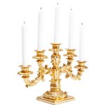 Канделябр Victoria, коллекция "Виктория" 39*26*13, Полирезин, Золотой — изображение 5