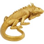 Украшение настенное Lizard, коллекция "Рептилия" 17*40*9, Полирезин, Золотой — изображение 5