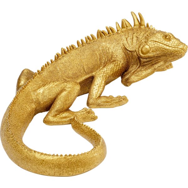 Украшение настенное Lizard, коллекция "Рептилия" 17*40*9, Полирезин, Золотой — изображение 5