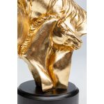 Статуэтка Horse, коллекция "Лошадь" 24*29*16, Полирезин, Золотой — изображение 5
