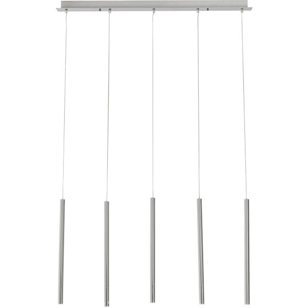 Люстра для столовой Vegas, коллекция "Вегас" 100*150*8, Сталь, Серебряный — изображение 5