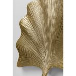 Украшение настенное Ginkgo Leaf, коллекция "Лист Гинкго" 50*44*8, Алюминий, Золотой — изображение 5