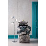 Торшер Calotta, коллекция "Калотта" 40*151*26, Сталь, Серебряный — изображение 5