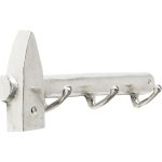 Вешалка настенная Hammer, коллекция "Хаммер" 40*18*7, Алюминий, Серебряный — изображение 5