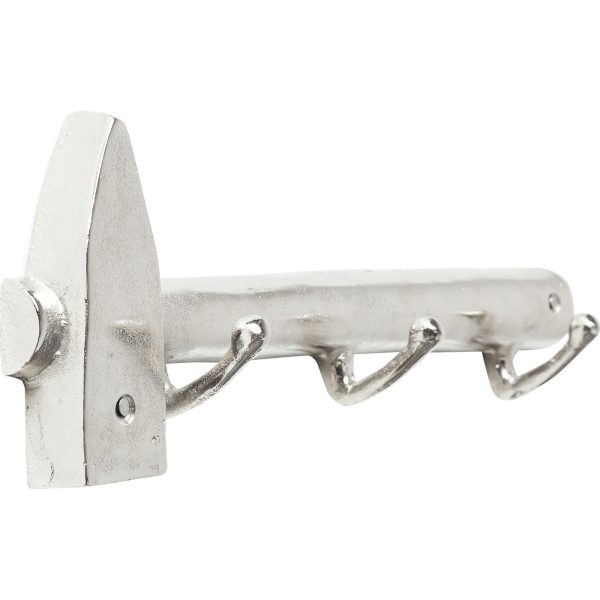 Вешалка настенная Hammer, коллекция "Хаммер" 40*18*7, Алюминий, Серебряный — изображение 5