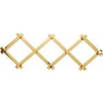 Вешалка настенная Cross, коллекция "Крест" 9*30*4, Нержавеющая сталь, Золотой — изображение 5