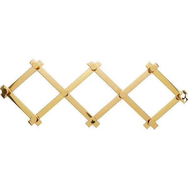 KARE-86228-master-b-1400x1400 Вешалка настенная Cross, коллекция "Крест" 9*30*4, Нержавеющая сталь, Золотой — изображение 5