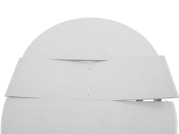 Обеденная группа (Стол Кабриоль круг и 4 стула Соло Венский жесткий), эмаль белая — изображение 4