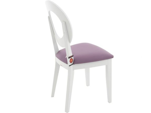 Стул «Коломбо-2» Нитро пурпл, эмаль белая — изображение 5