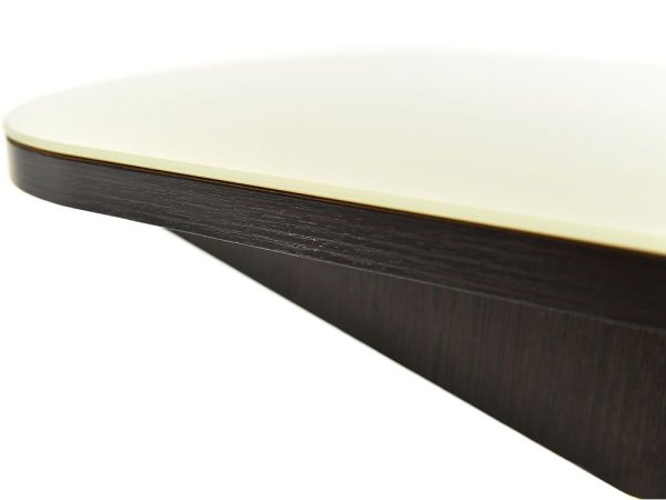 Стол «Корсика» стекло молочный, венге — изображение 5